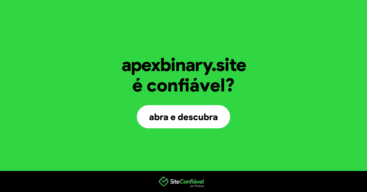 O site apexbinary.site é confiável?