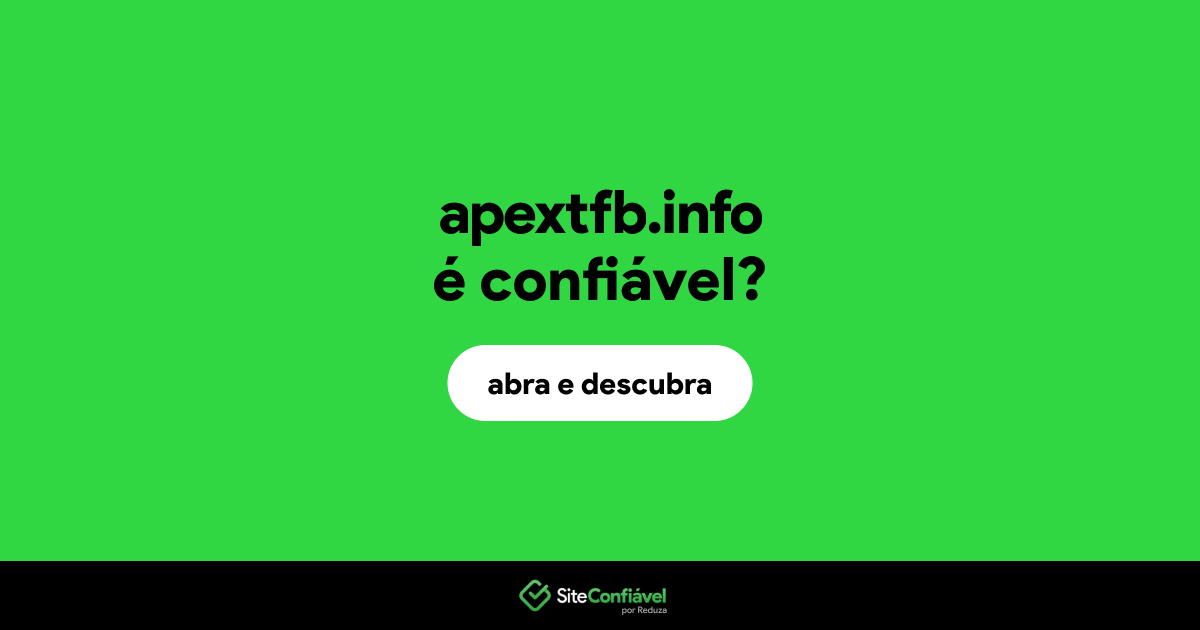 O site apextfb.info é confiável?