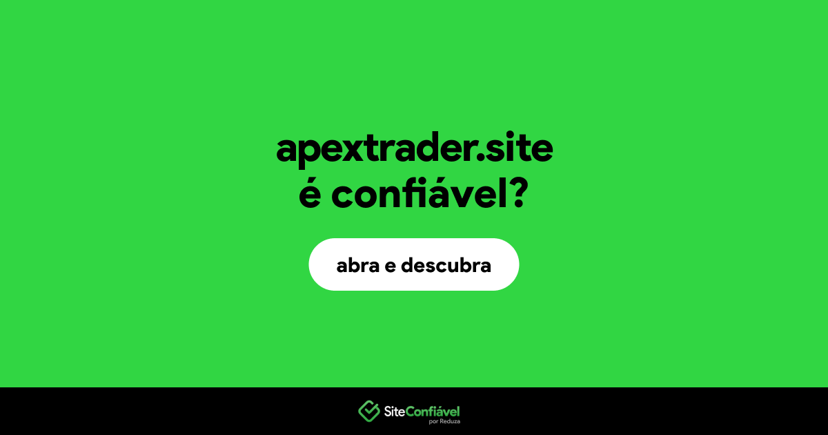 O site apextrader.site é confiável?
