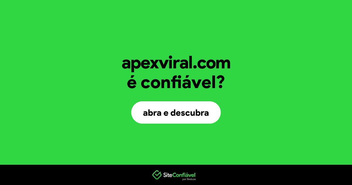 O site apexviral.com é confiável?