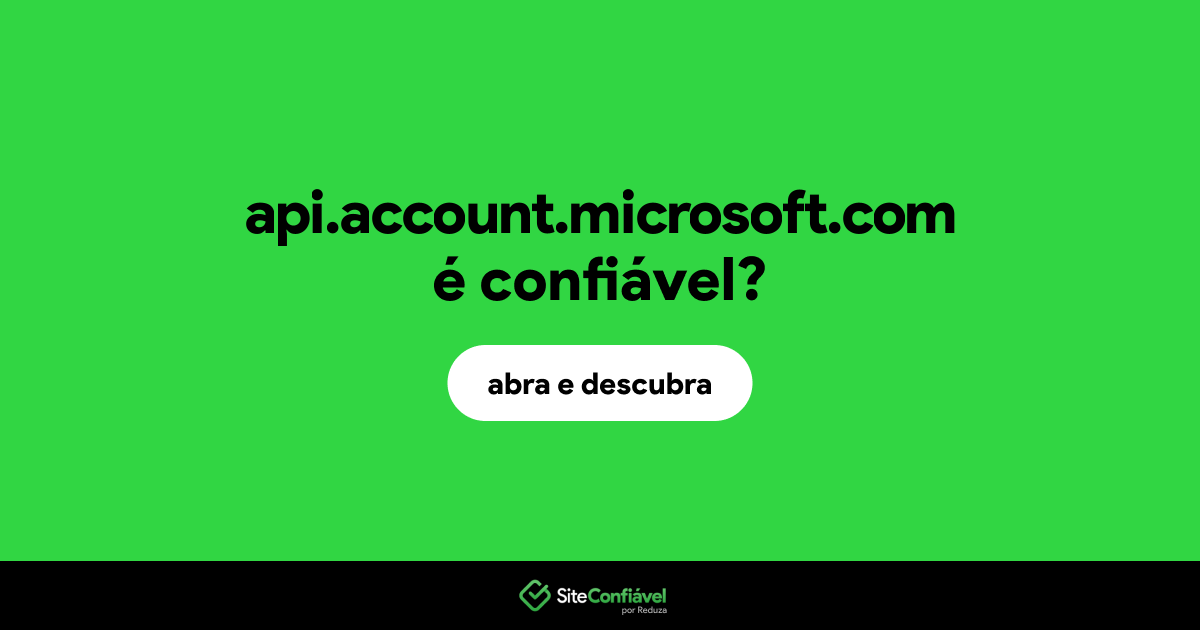 O site api.account.microsoft.com é confiável?