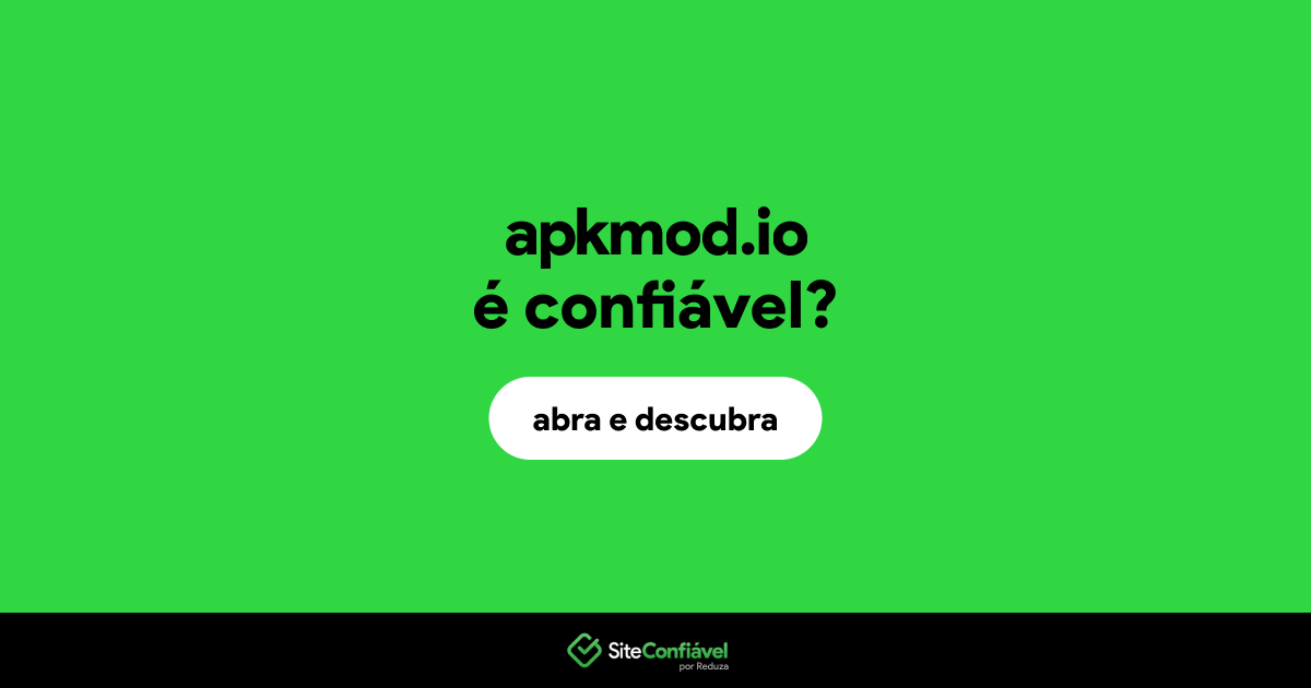 O site apkmod.io é confiável?