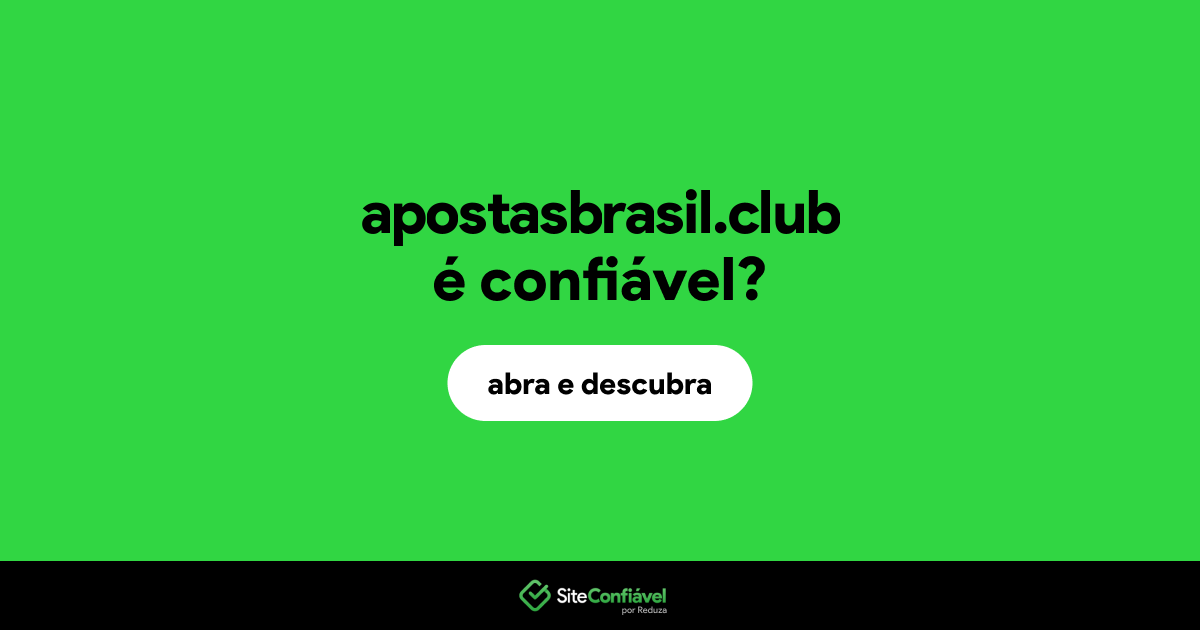 O site apostasbrasil.club é confiável?
