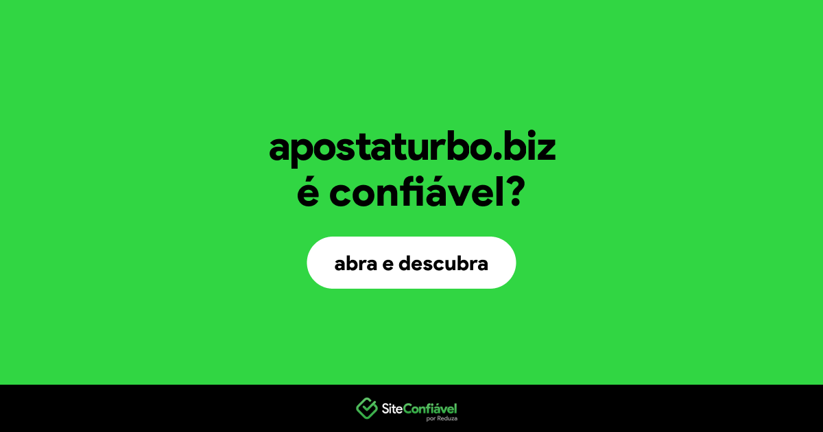 O site apostaturbo.biz é confiável?