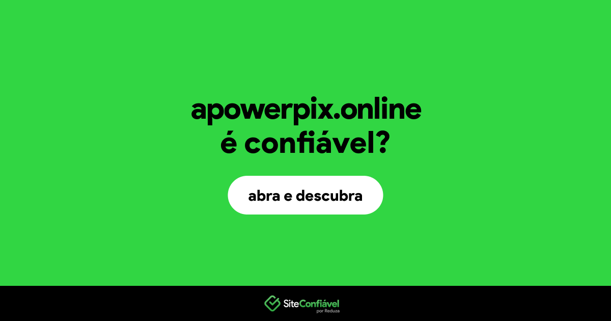 O site apowerpix.online é confiável?