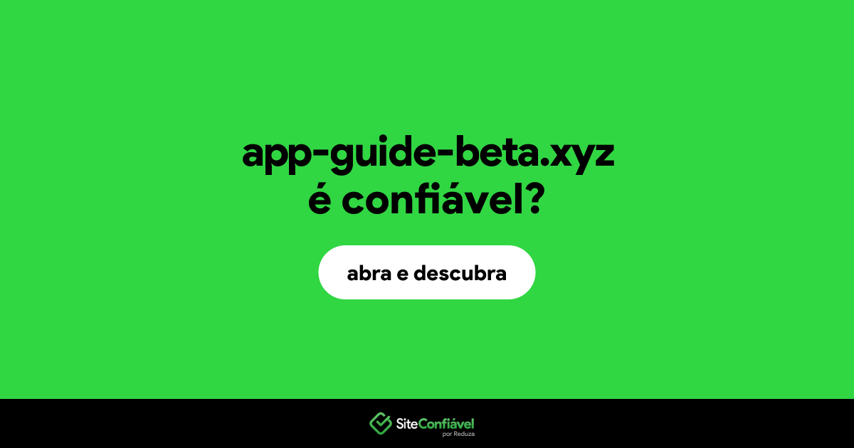 O site app-guide-beta.xyz é confiável?