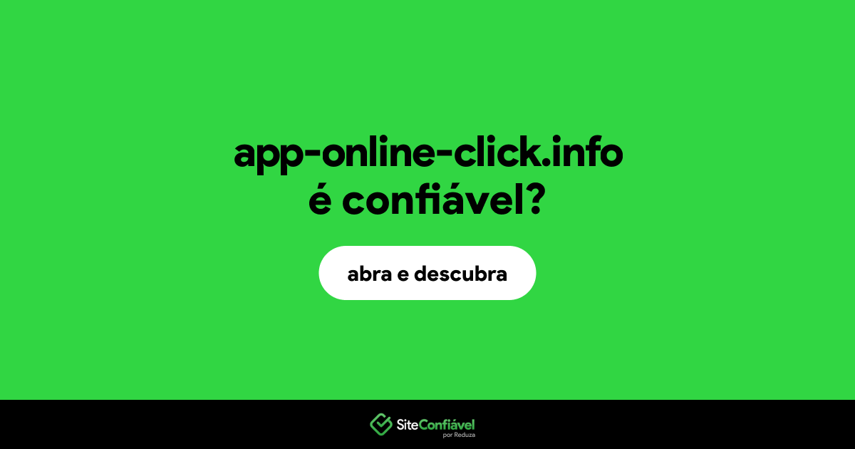 O site app-online-click.info é confiável?