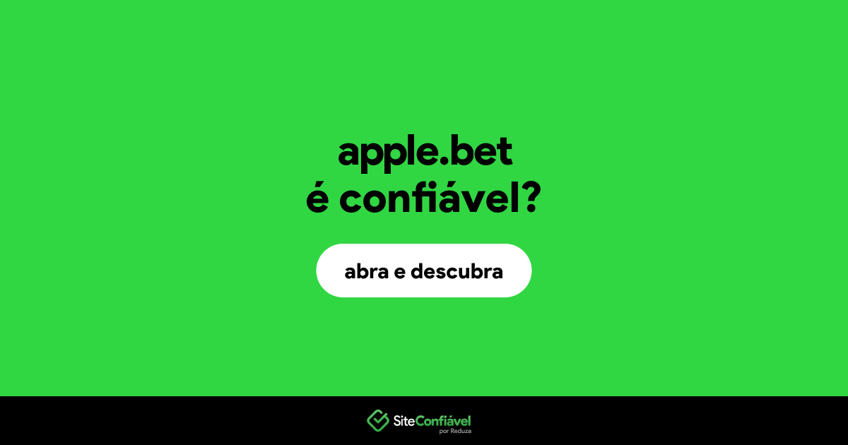 O site apple.bet é confiável?