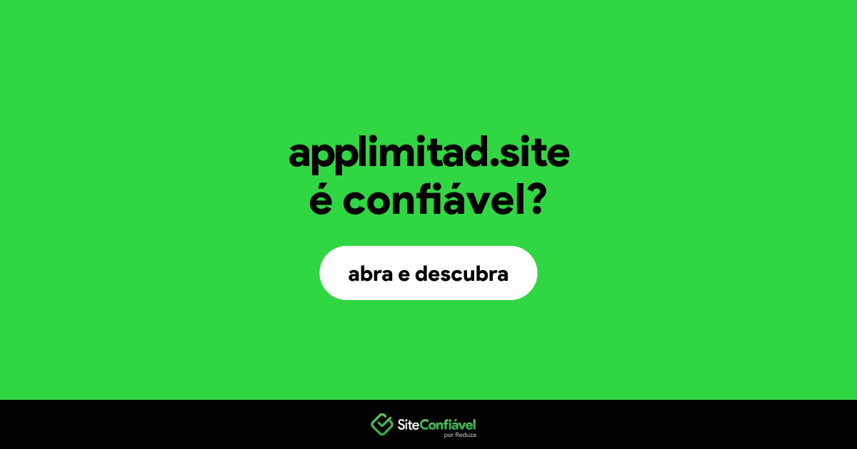 O site applimitad.site é confiável?