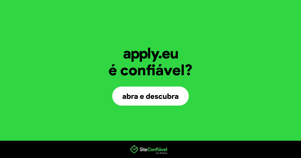 O site apply.eu é confiável?