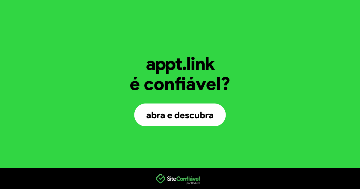 O site appt.link é confiável?