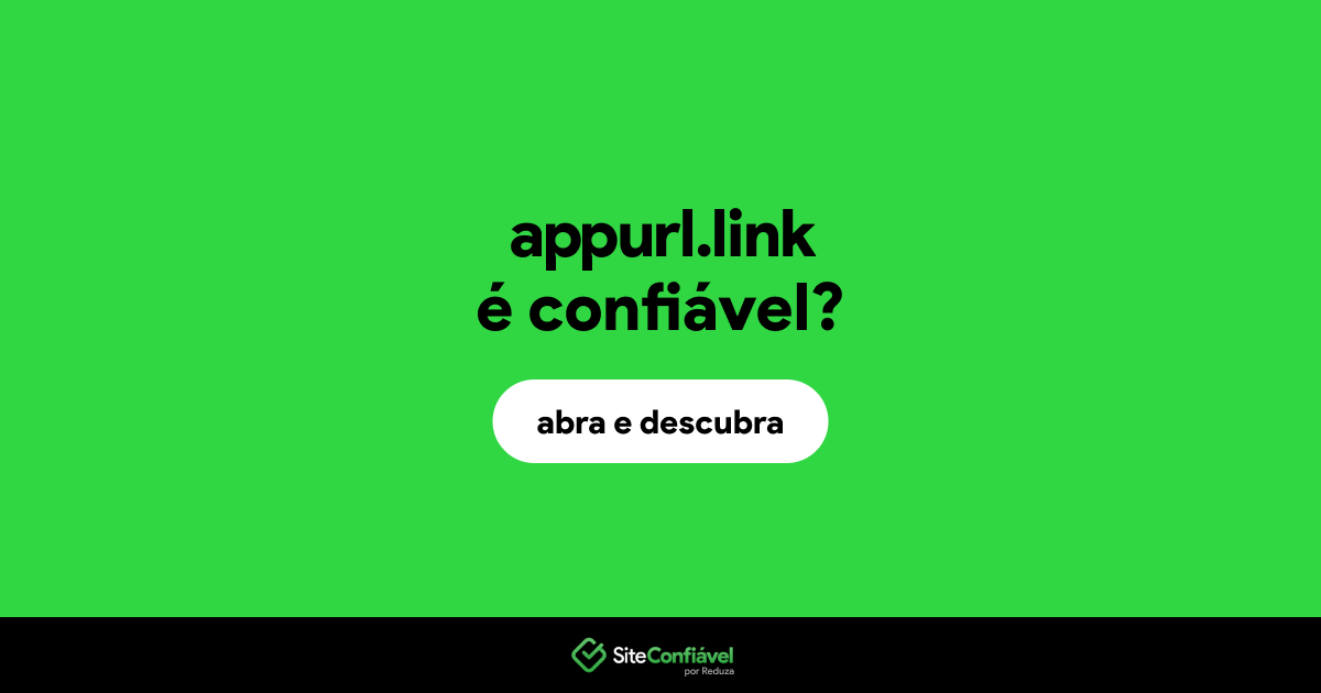 O site appurl.link é confiável?