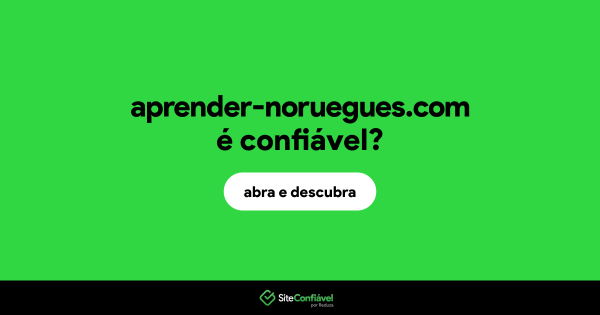 O site aprender-noruegues.com é confiável?