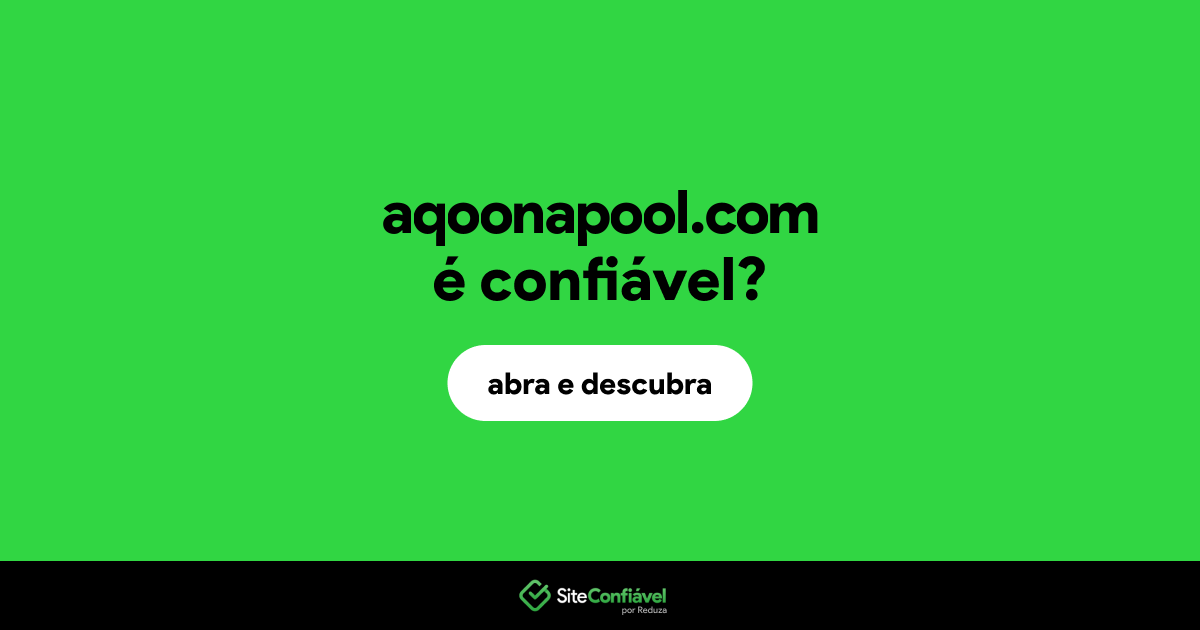 O site aqoonapool.com é confiável?