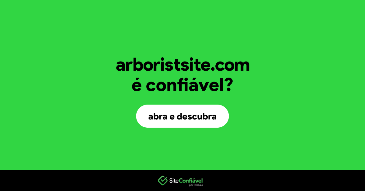 O site arboristsite.com é confiável?