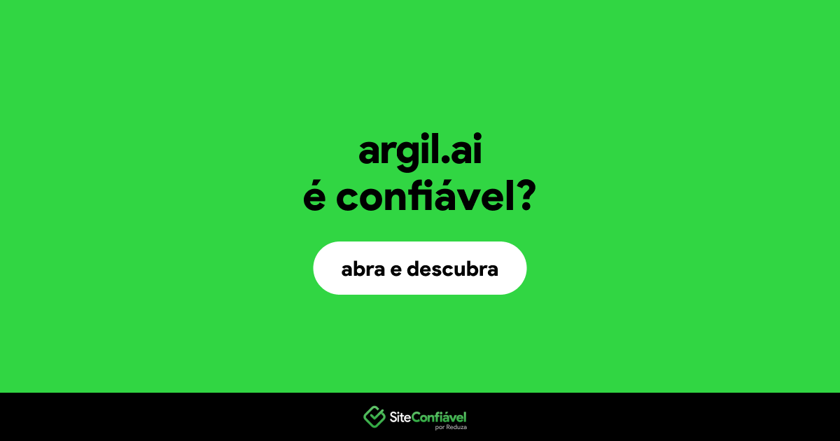 O site argil.ai é confiável?