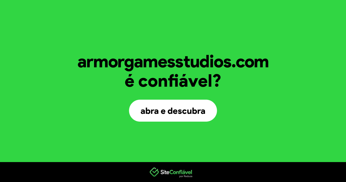 O site armorgamesstudios.com é confiável?