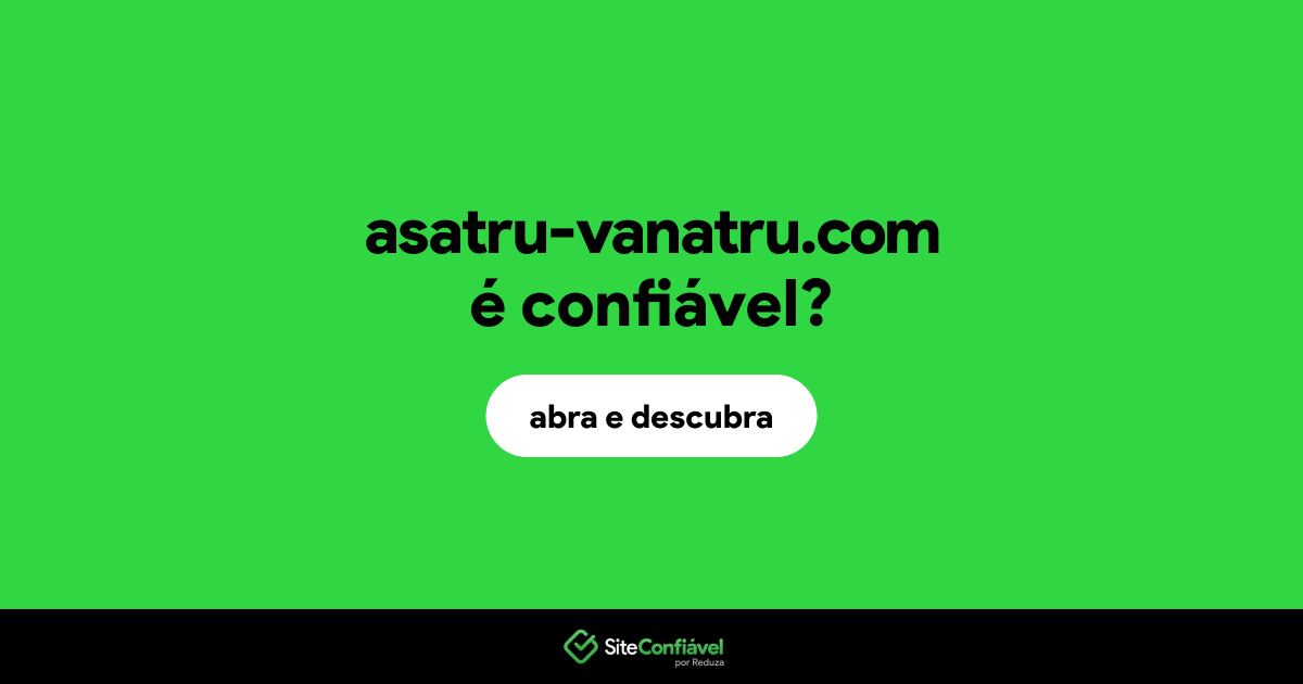 O site asatru-vanatru.com é confiável?