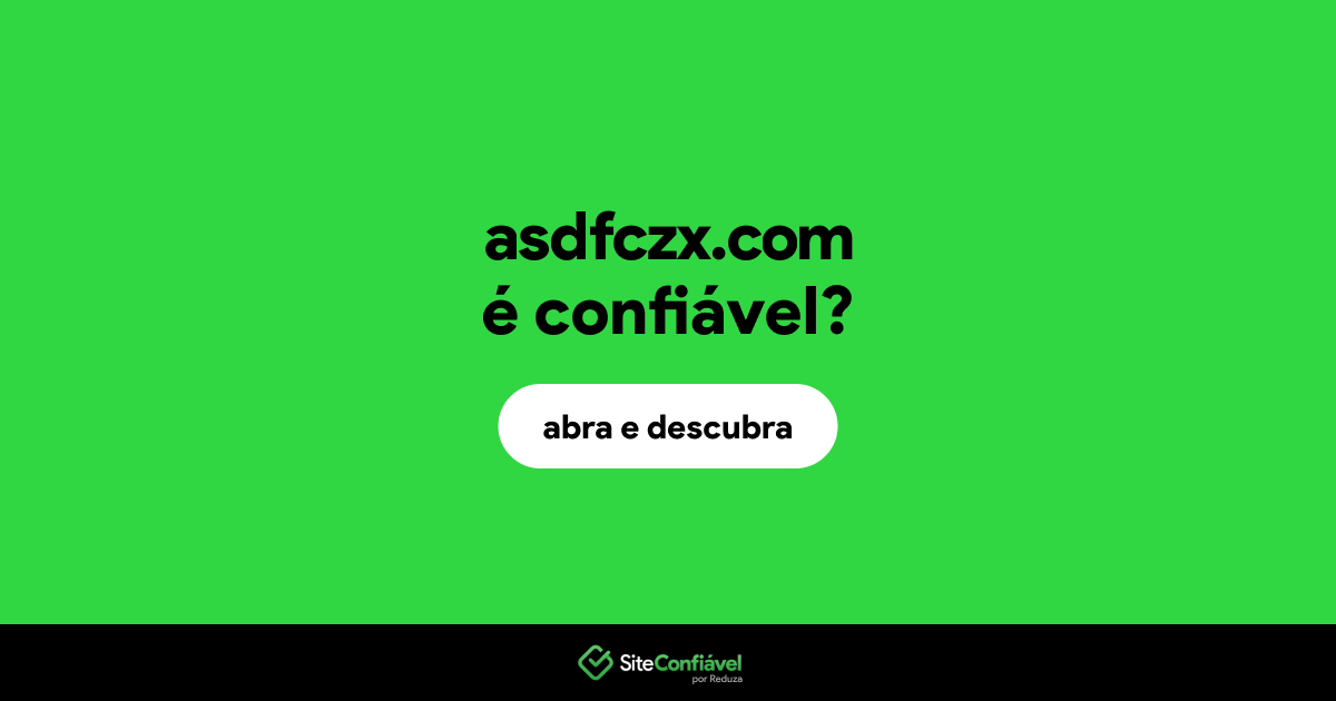 O site asdfczx.com é confiável?