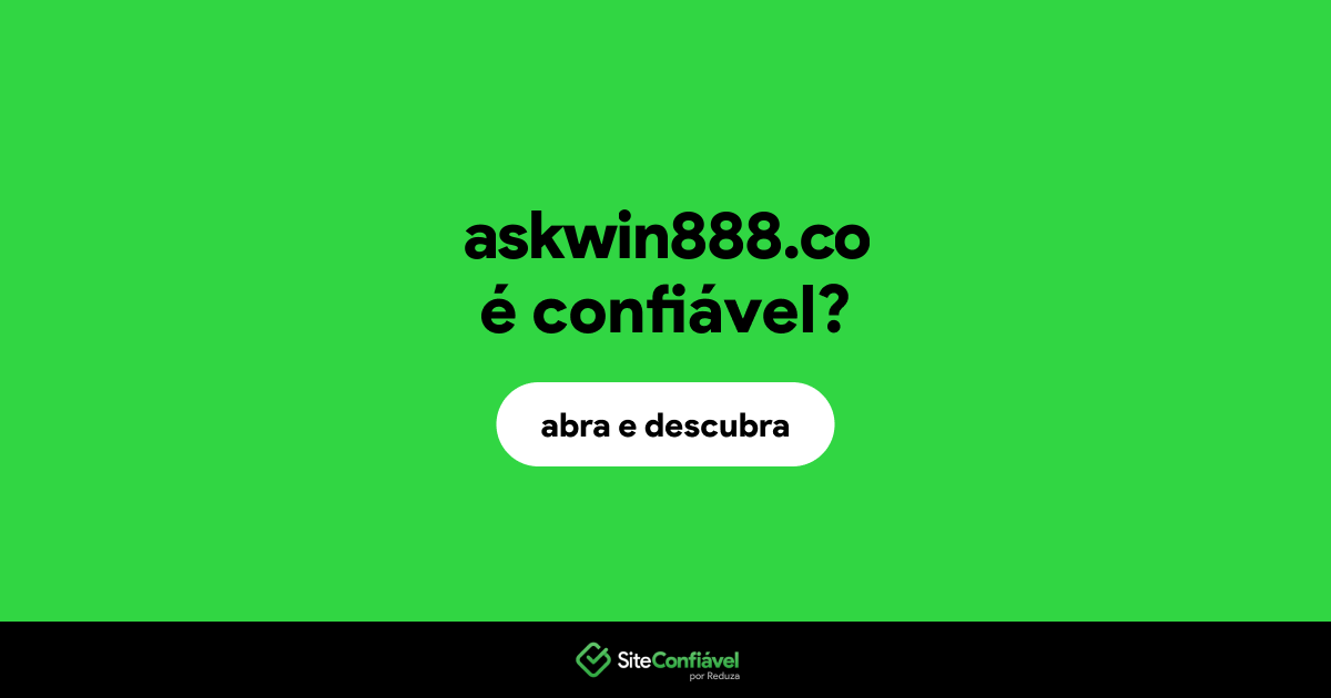 O site askwin888.co é confiável?