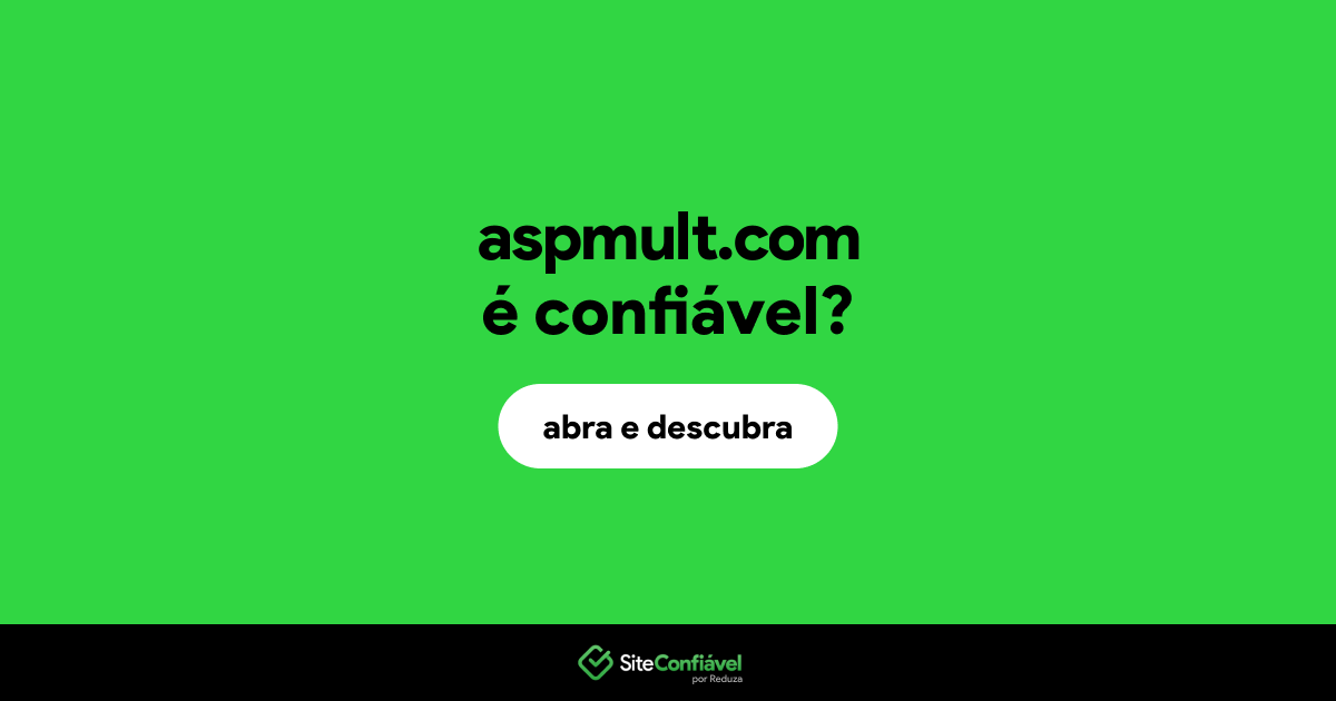 O site aspmult.com é confiável?