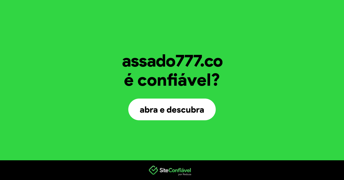 O site assado777.co é confiável?