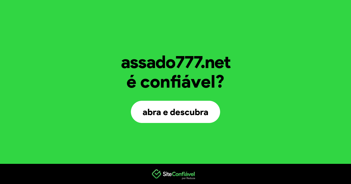 O site assado777.net é confiável?
