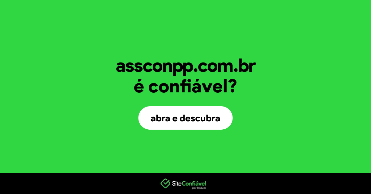 O site assconpp.com.br é confiável?