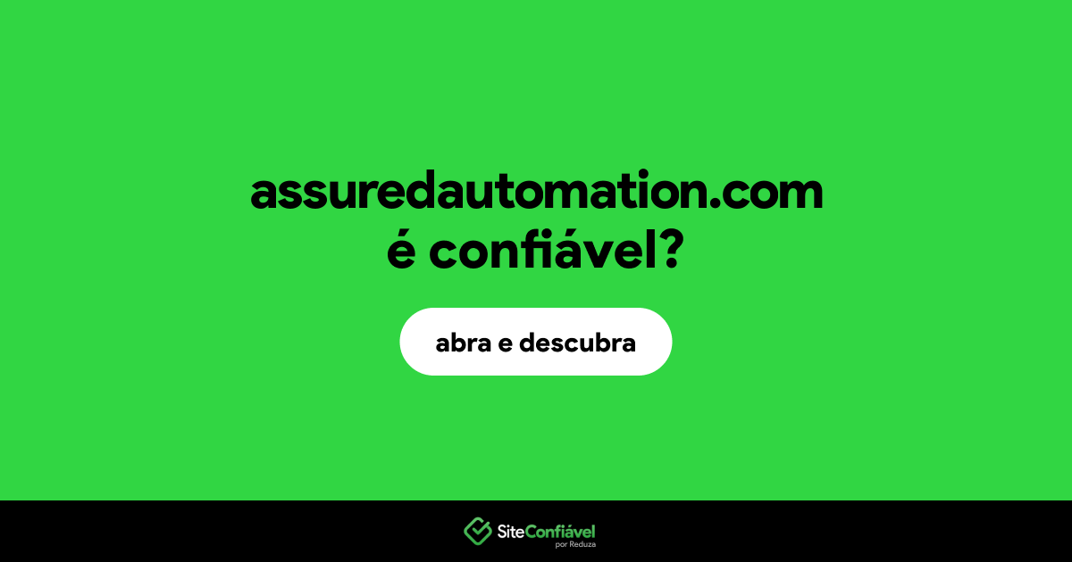 O site assuredautomation.com é confiável?