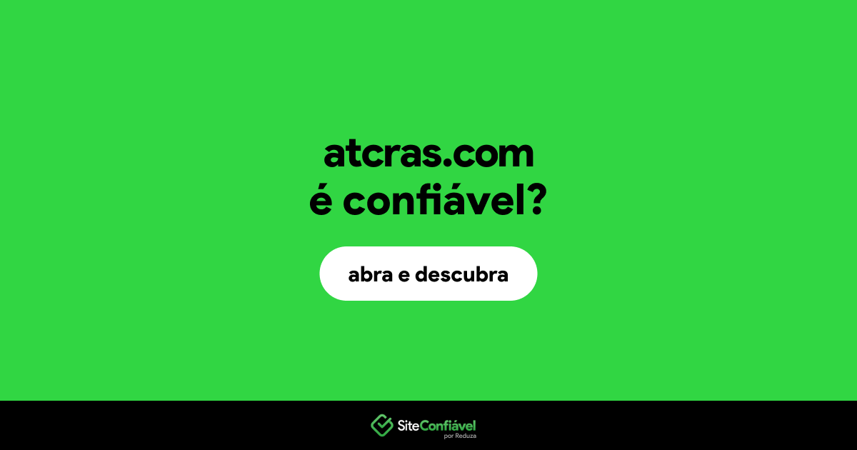 O site atcras.com é confiável?