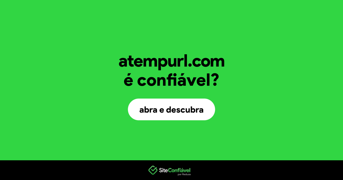 O site atempurl.com é confiável?