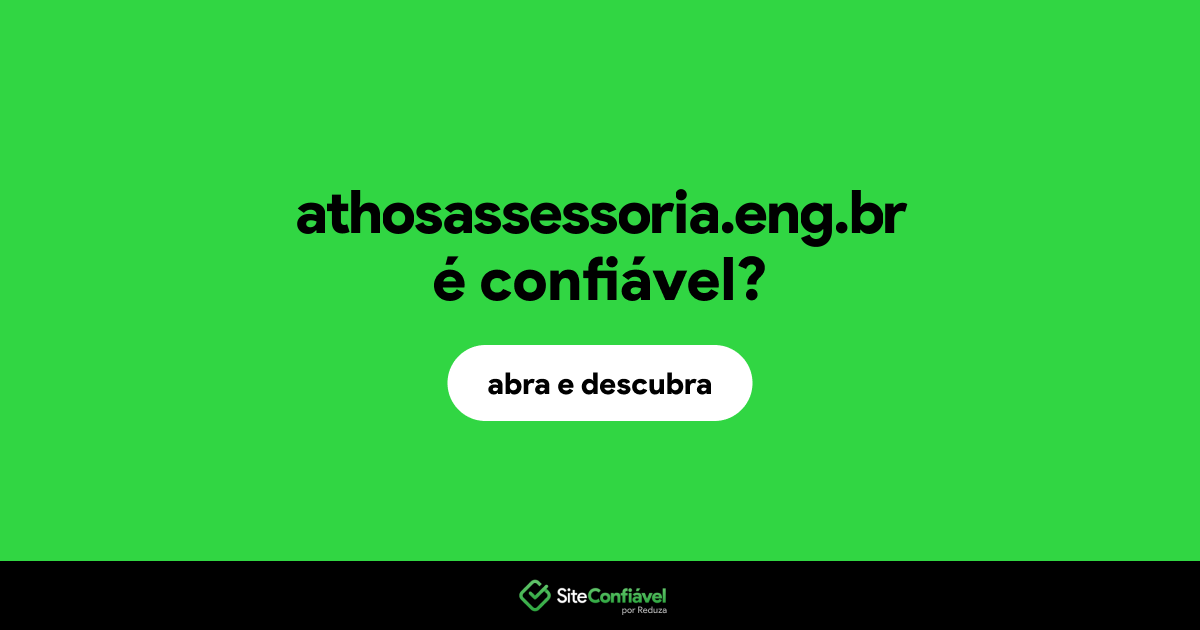 O site athosassessoria.eng.br é confiável?