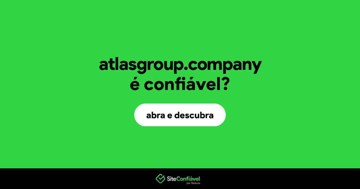 O site atlasgroup.company é confiável?