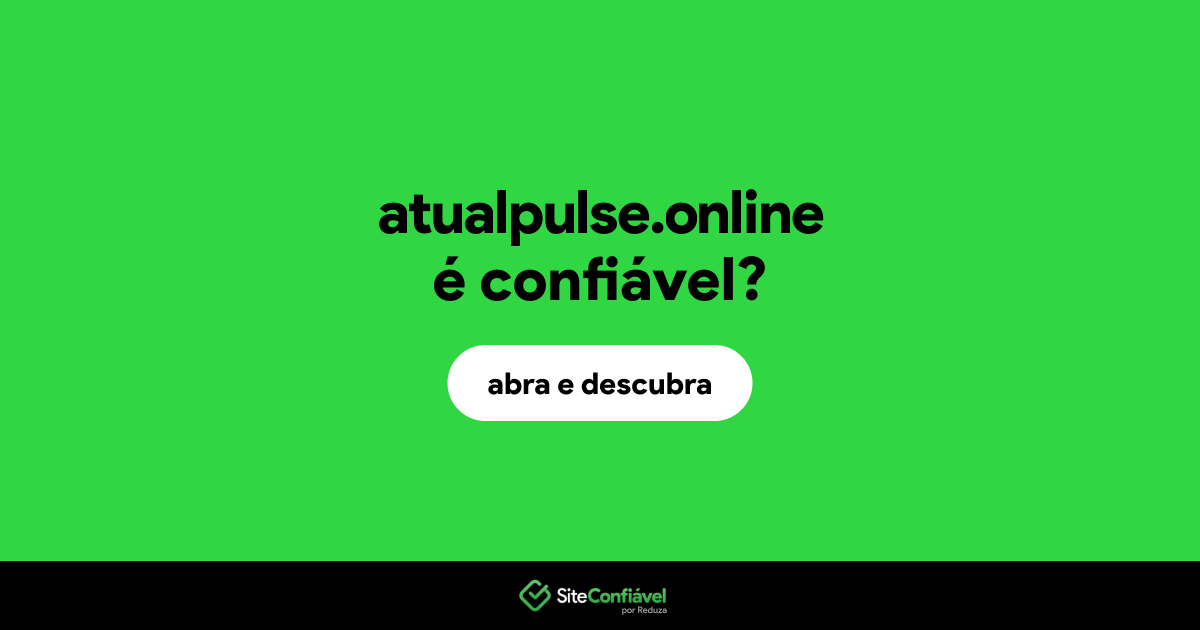 O site atualpulse.online é confiável?