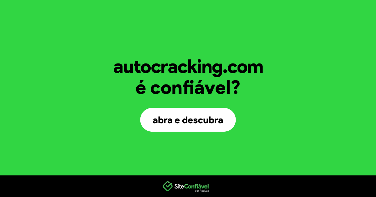 O site autocracking.com é confiável?