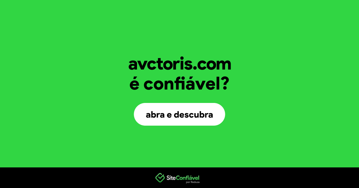 O site avctoris.com é confiável?