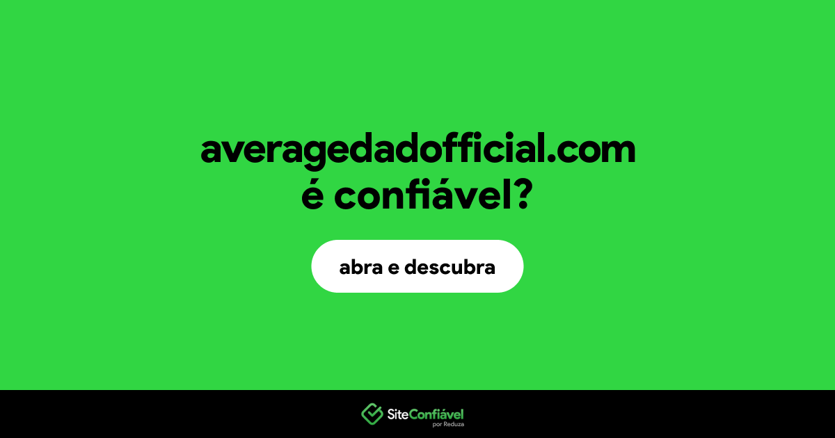 O site averagedadofficial.com é confiável?