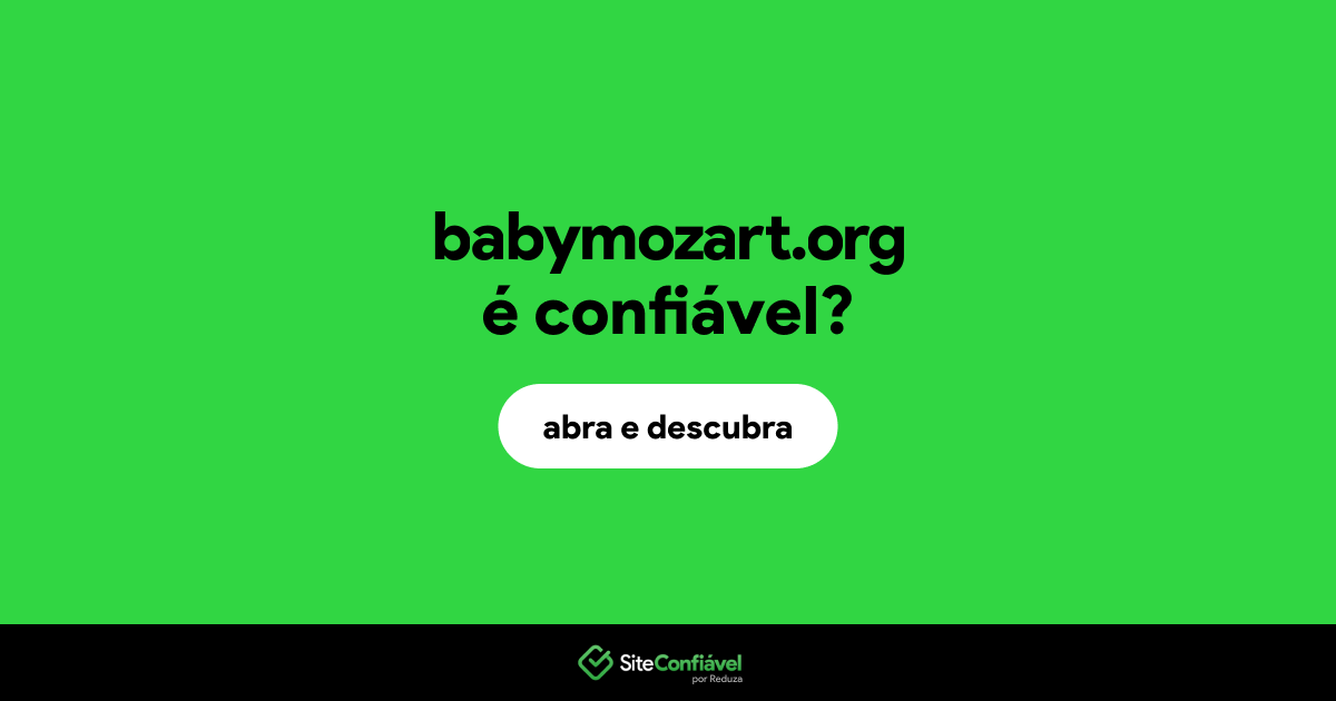 O site babymozart.org é confiável?