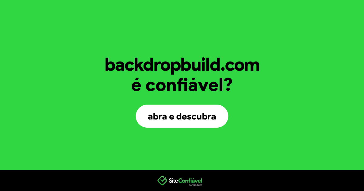O site backdropbuild.com é confiável?