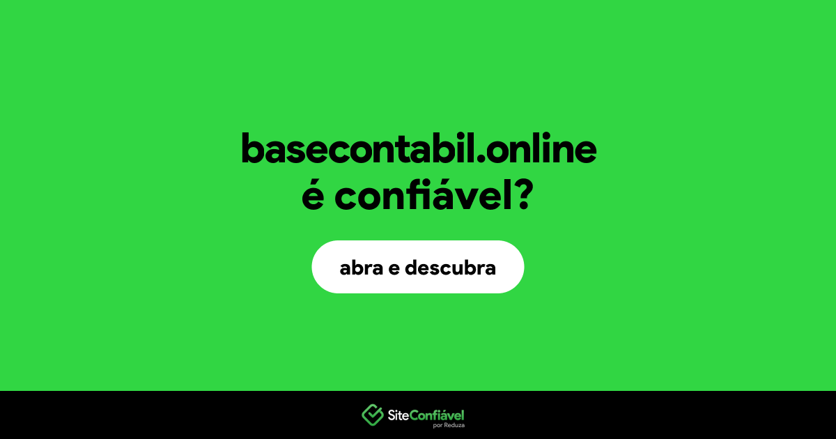 O site basecontabil.online é confiável?