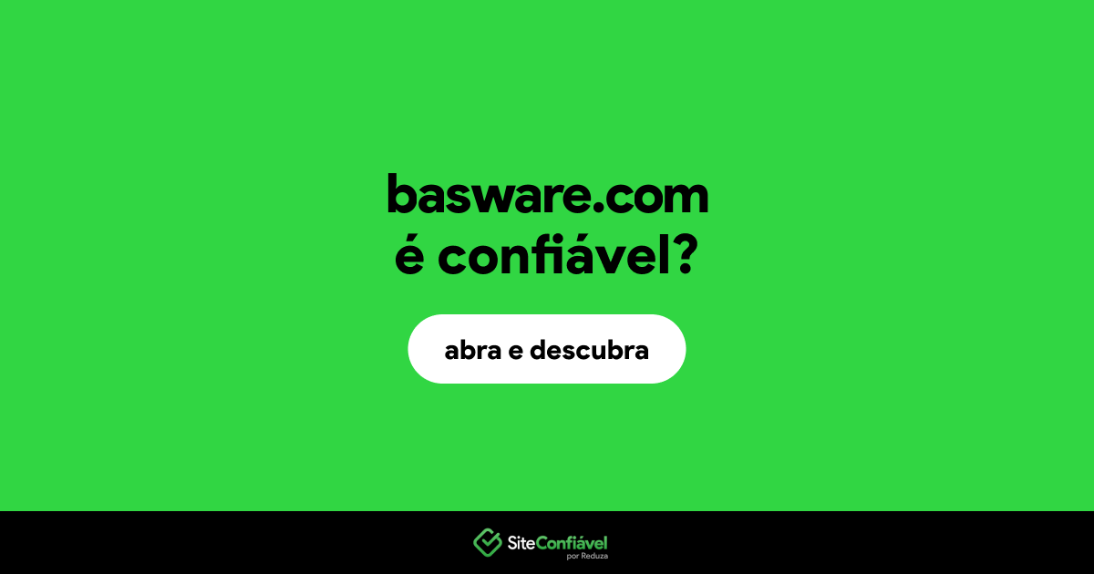 O site basware.com é confiável?