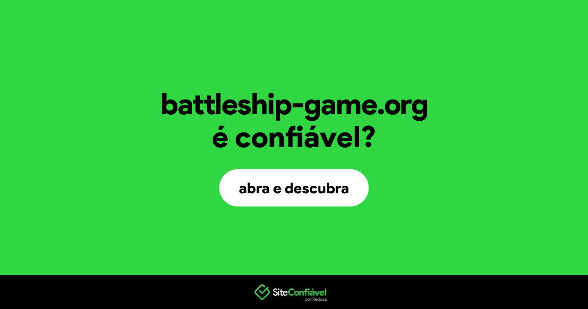 O site battleship-game.org é confiável?