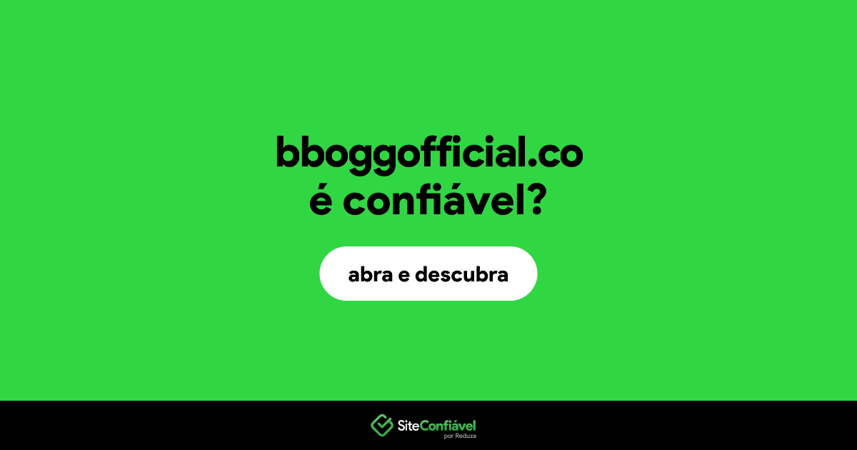 O site bboggofficial.co é confiável?
