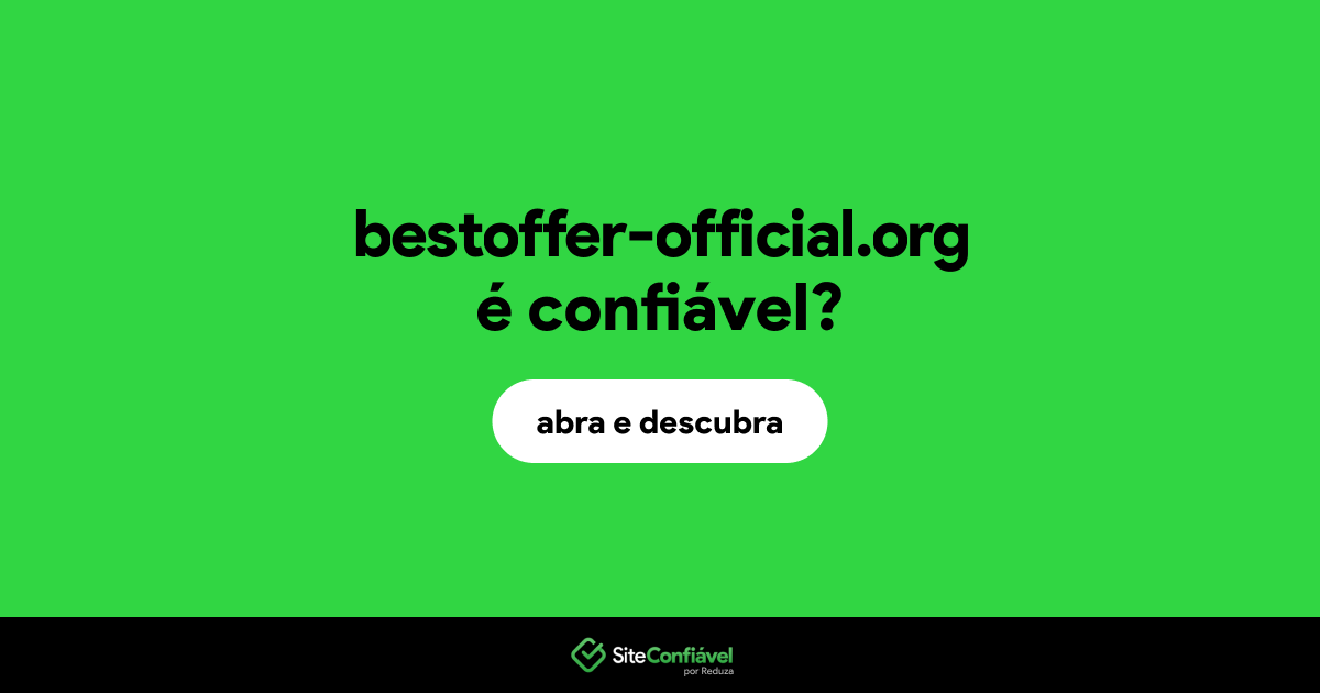 O site bestoffer-official.org é confiável?