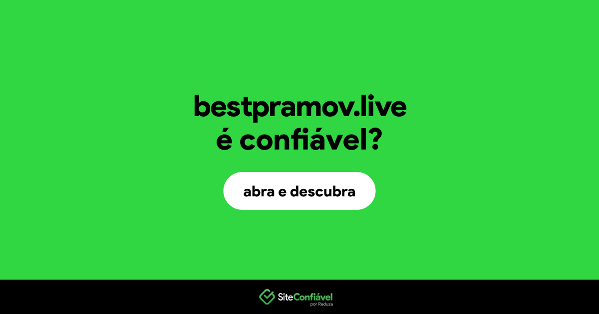 O site bestpramov.live é confiável?