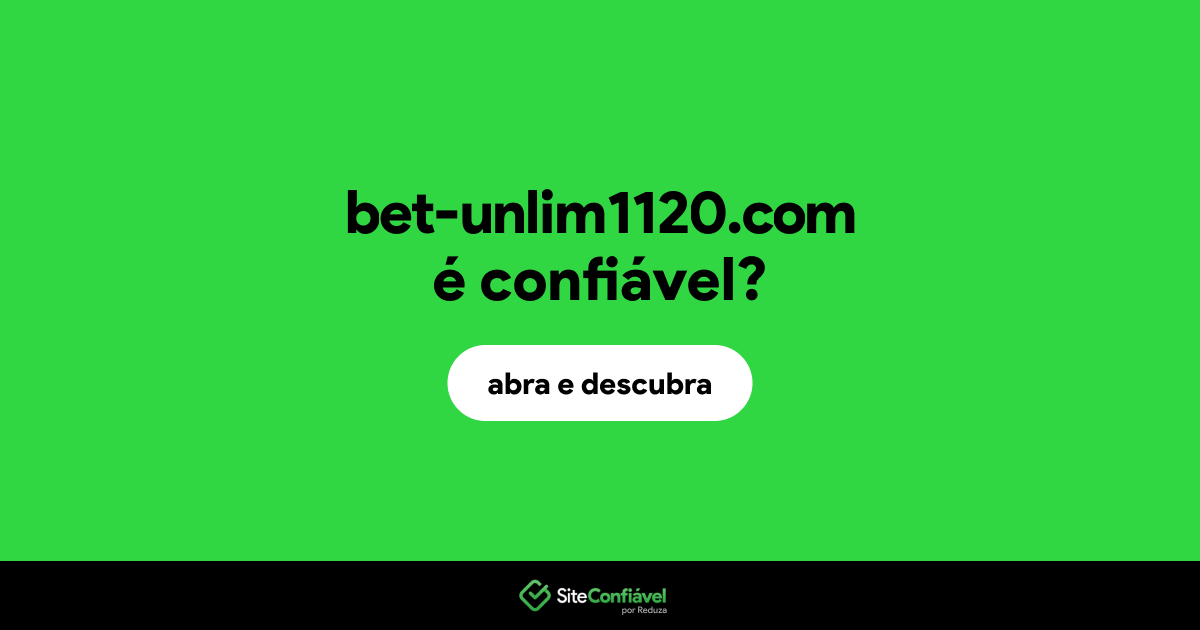 O site bet-unlim1120.com é confiável?