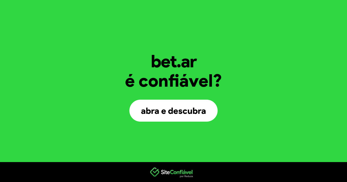 O site bet.ar é confiável?