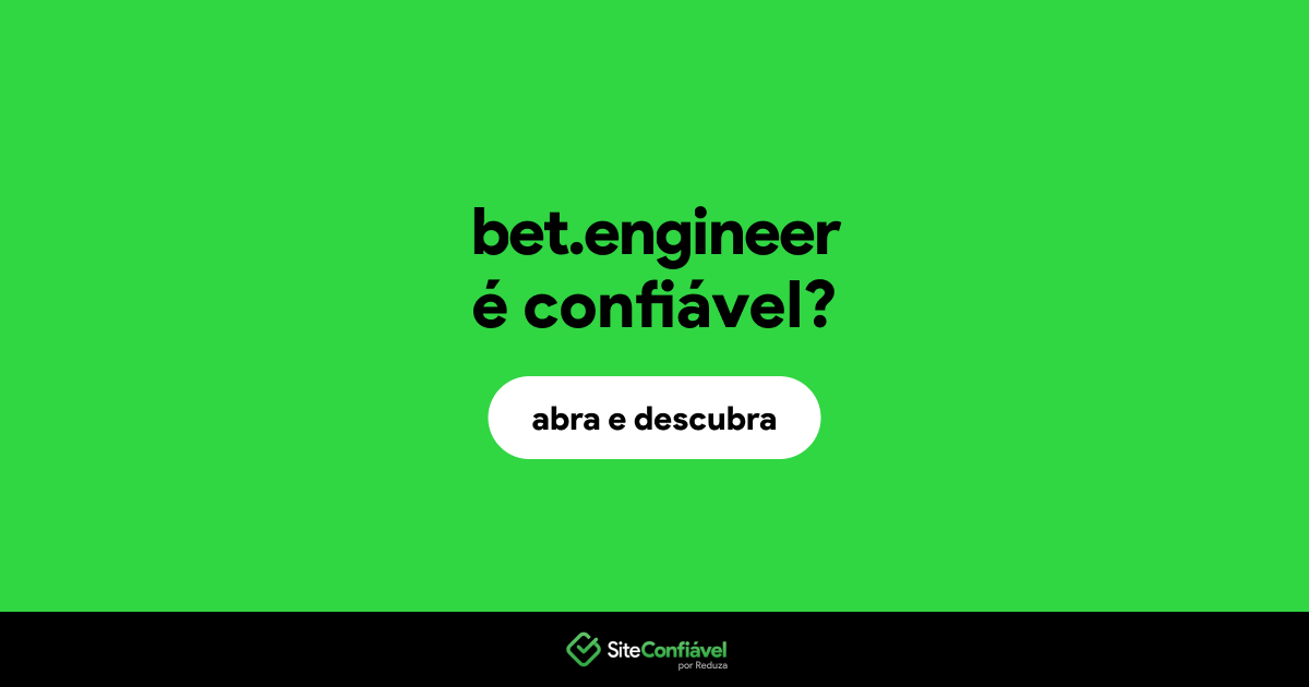 O site bet.engineer é confiável?