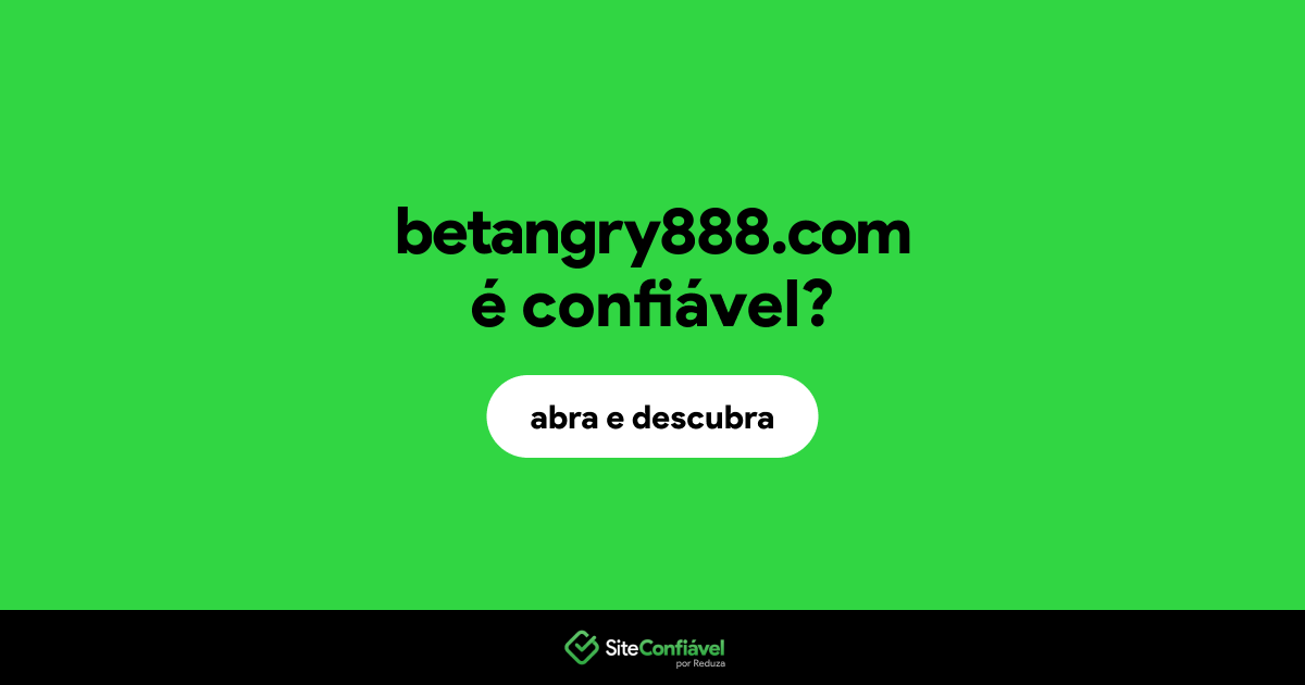 O site betangry888.com é confiável?