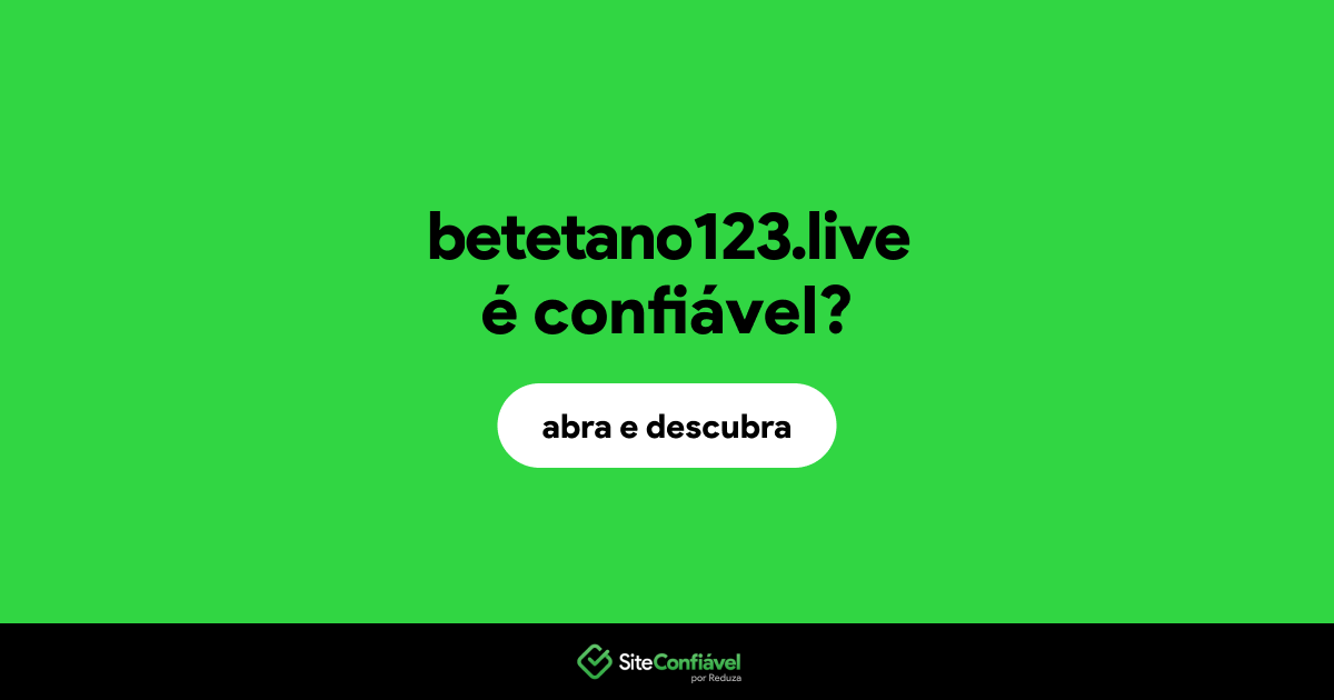 O site betetano123.live é confiável?